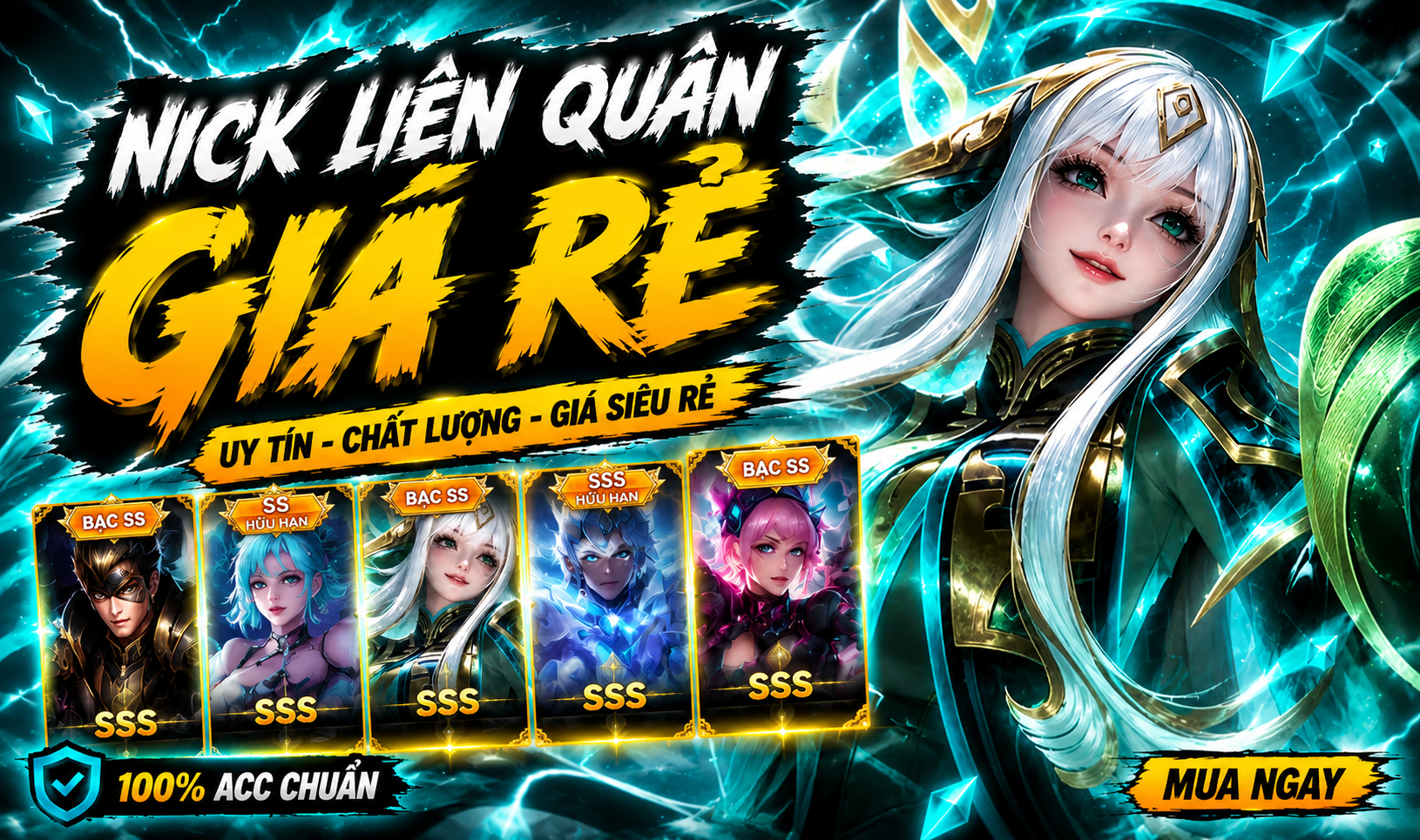 ACC LIÊN QUÂN GIÁ RẺ