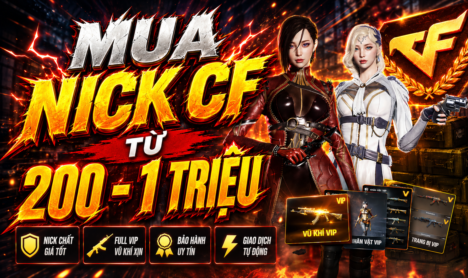 Nick CF  Trên 200K